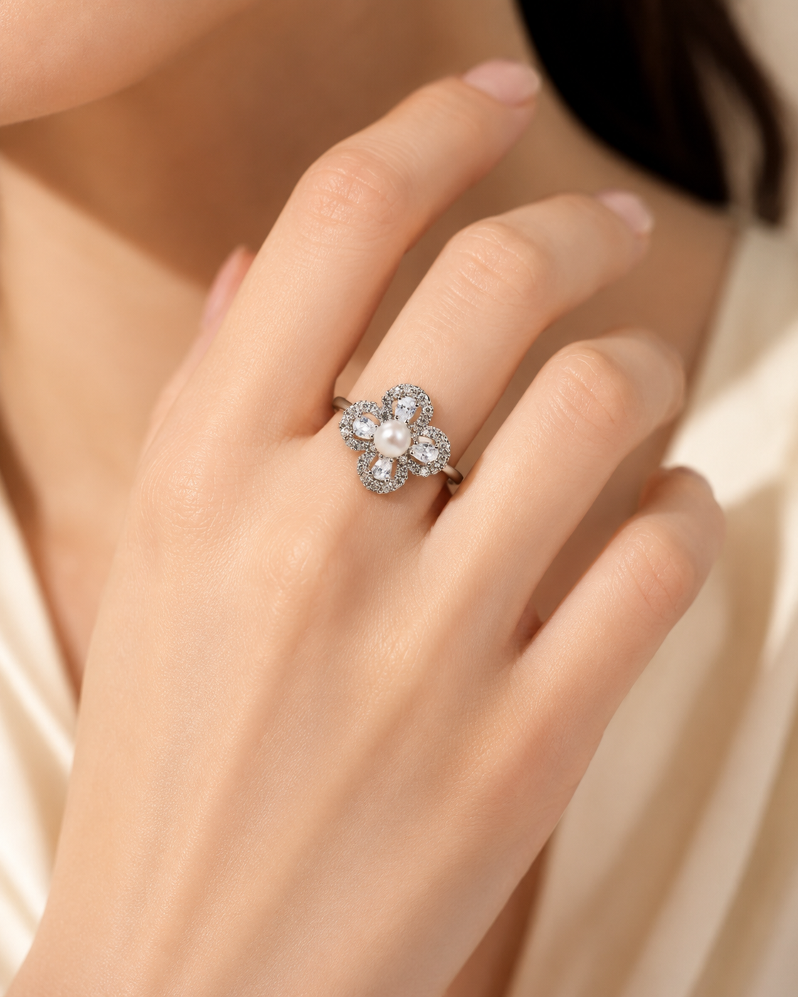 Freshwater pearl rings by ZLII Jewelry: Rings