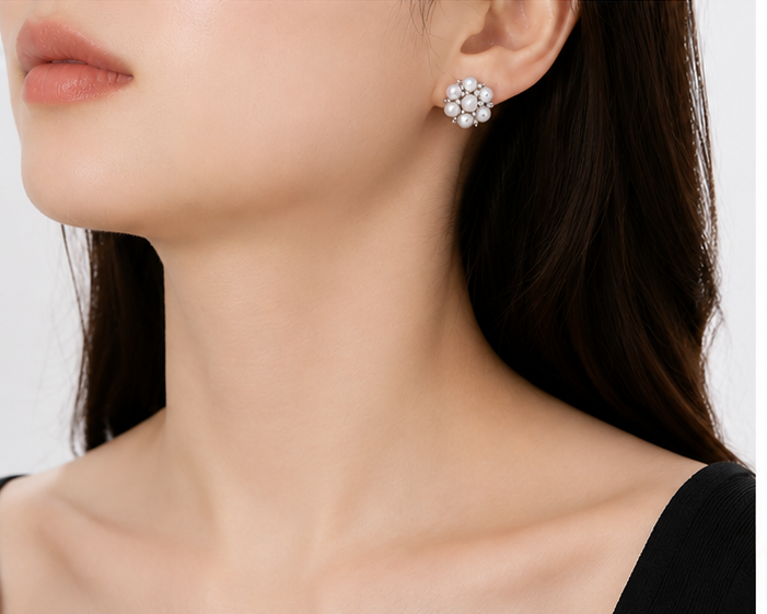 Freshwater pearl earrings by ZLII Jewelry: Earrings