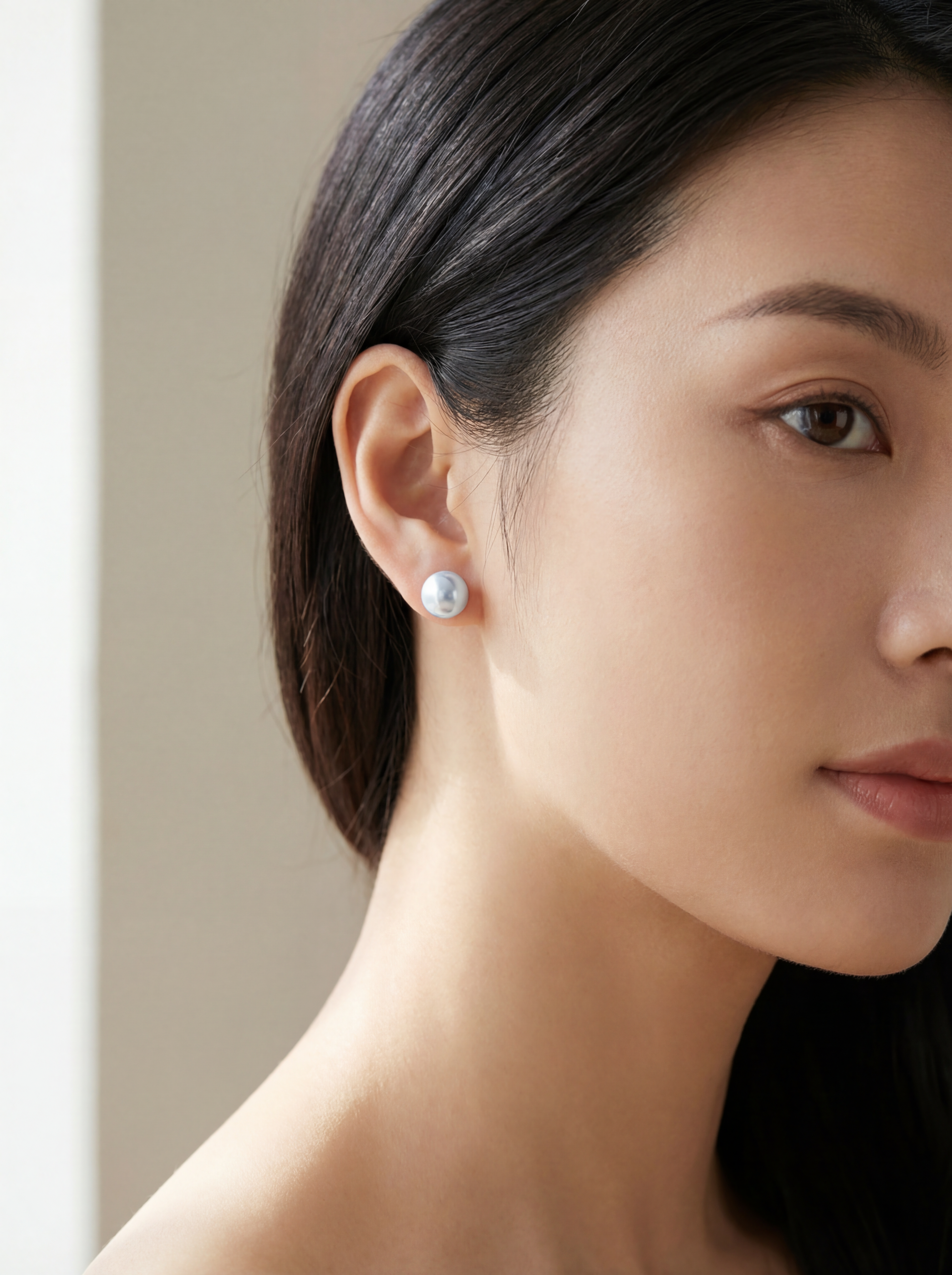 Classic Pearl Stud Earrings