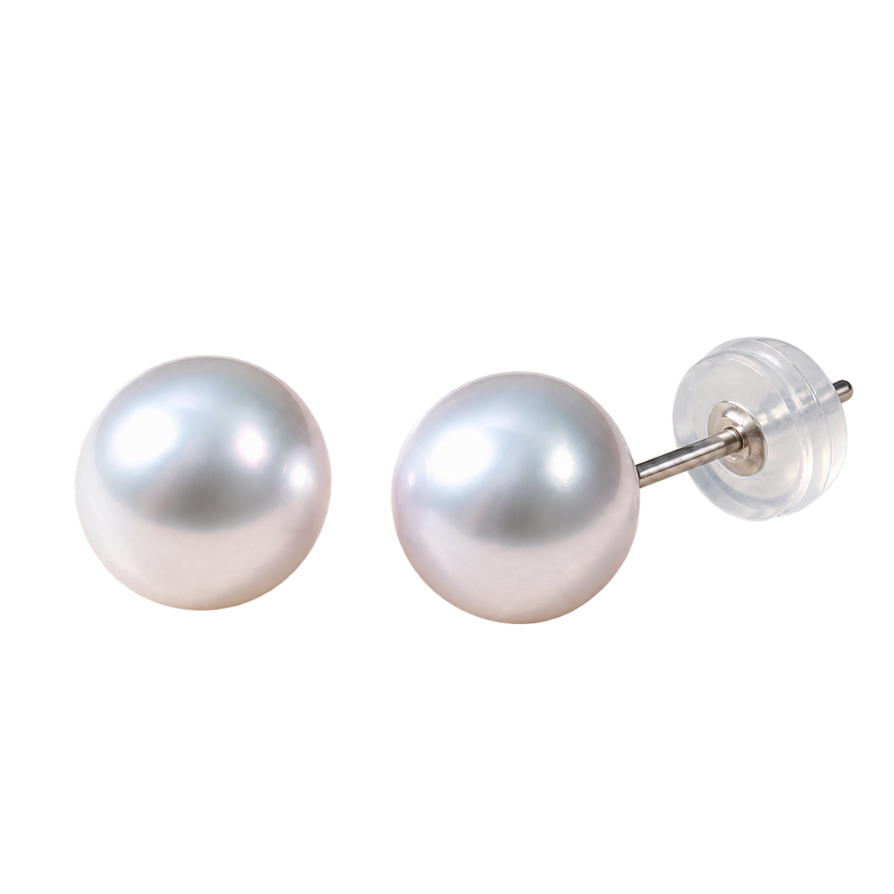 Classic Pearl Stud Earrings