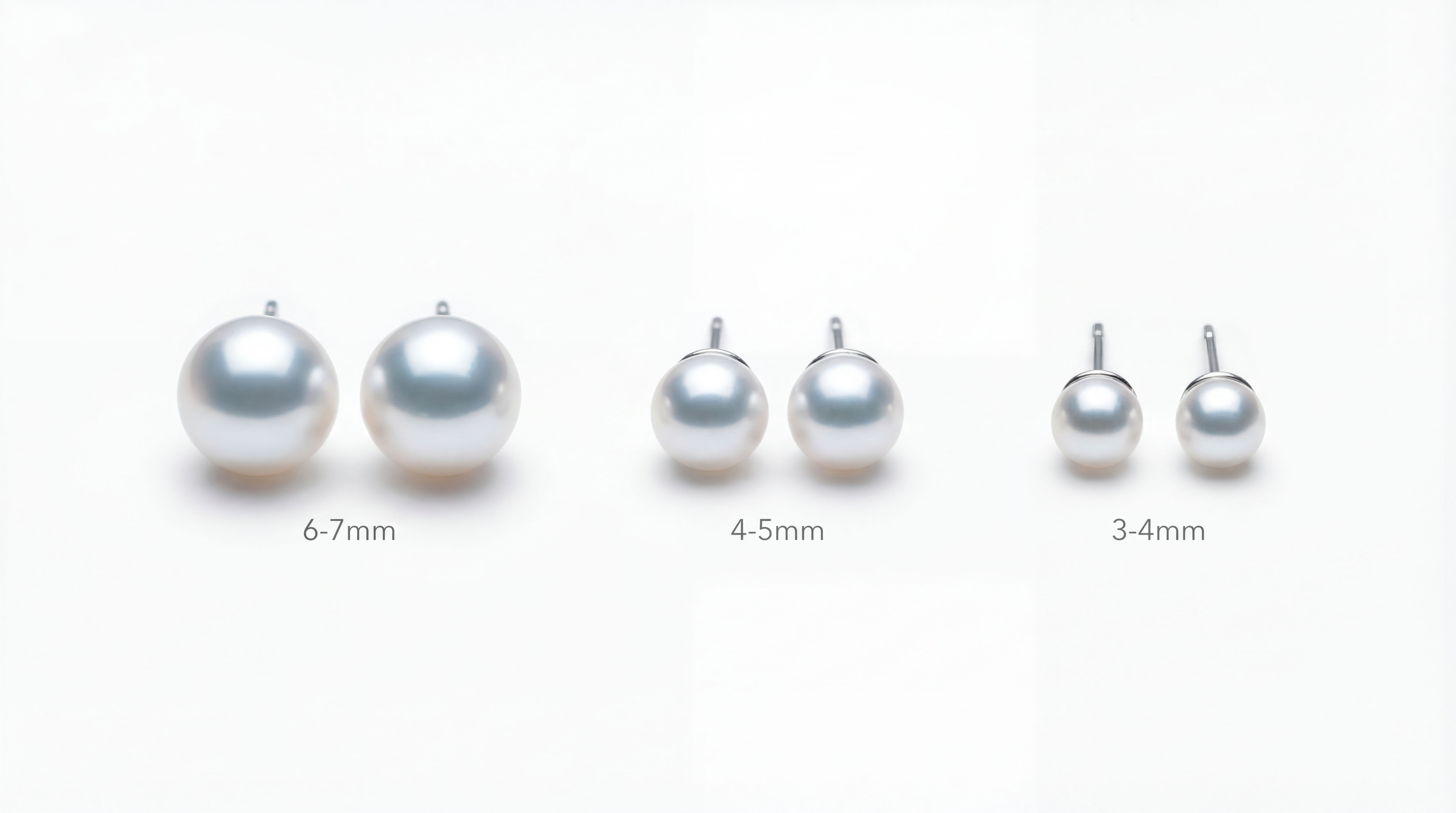 Classic Pearl Stud Earrings